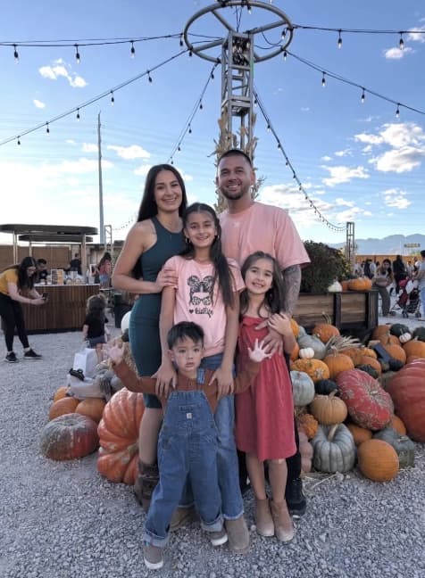 Richard Gallagher with his family in Henderson, Nevada. Founder of TheChattyAI.